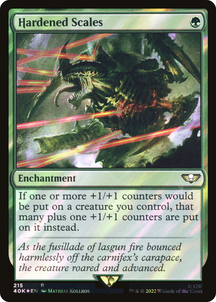 Image of Hardened Scales (Surge Foil) [Warhammer 40,000]