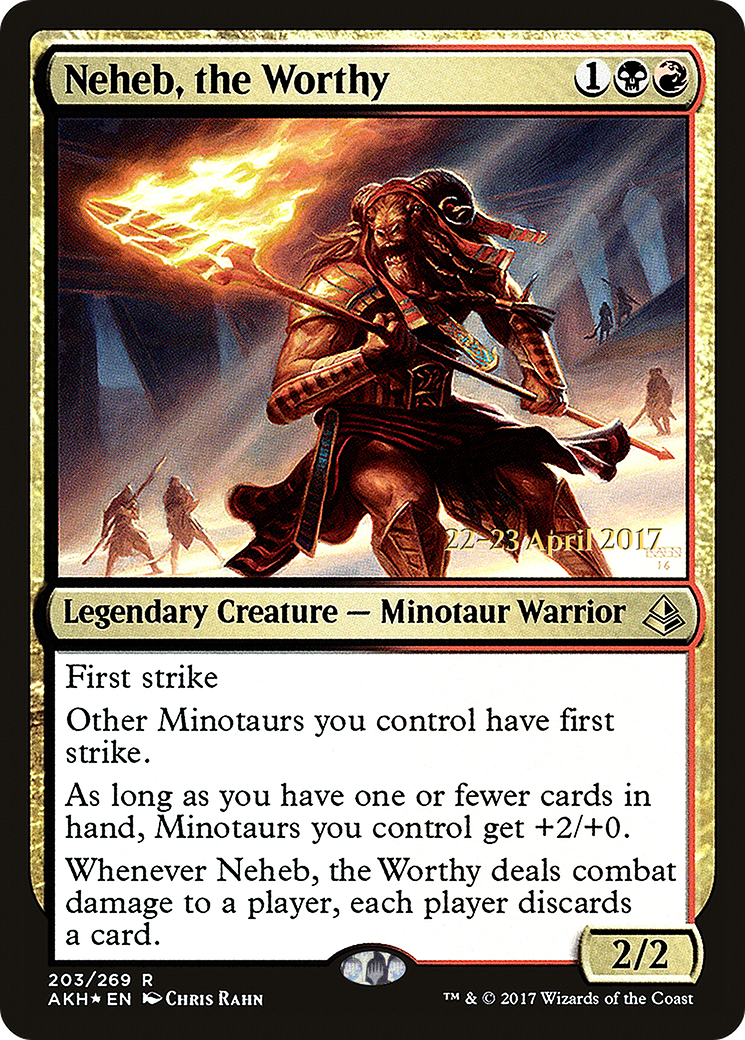 Image of Neheb, the Worthy [Amonkhet Prerelease Promos]