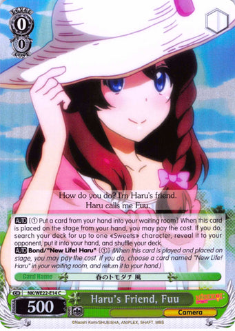 Haru's Friend, Fuu (NK/WE22-E14) (Parallel Foil) [NISEKOI Extra Booster]