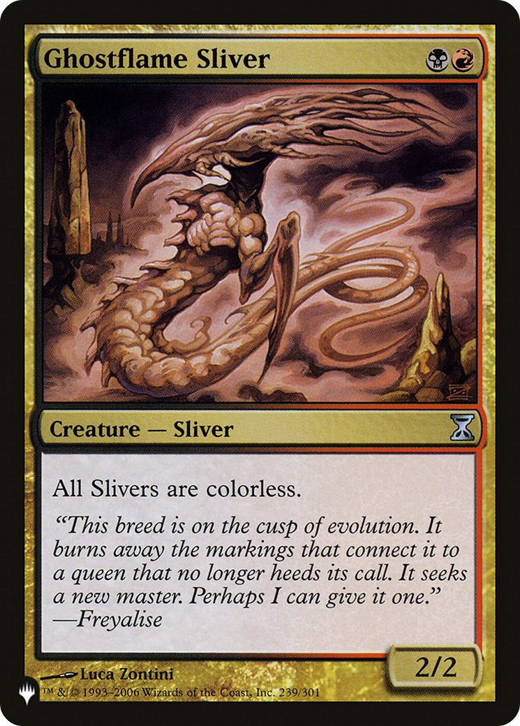 Image of Ghostflame Sliver [The List]