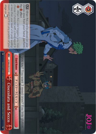 Image of Cioccolata and Secco (JJ/S66-E072 CC) [JoJo's Bizarre Adventure: Golden Wind]