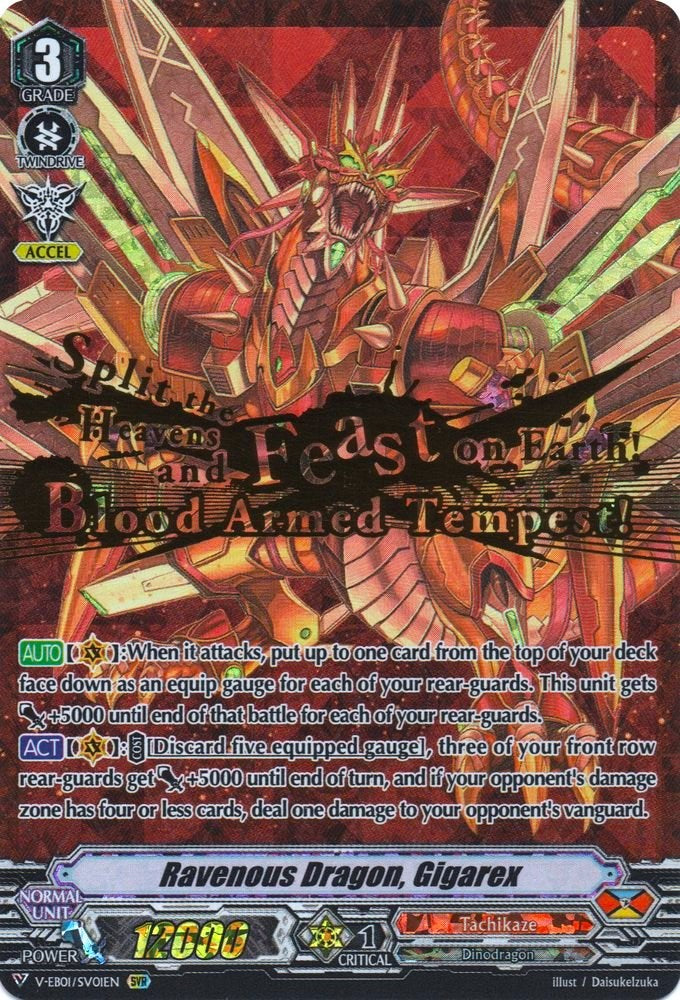 Image of Ravenous Dragon, Gigarex (V-EB01/SV01EN) [The Destructive Roar]