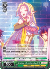 Grudge of Antiquity, Fil (NGL/S58-E032 U) [No Game No Life]