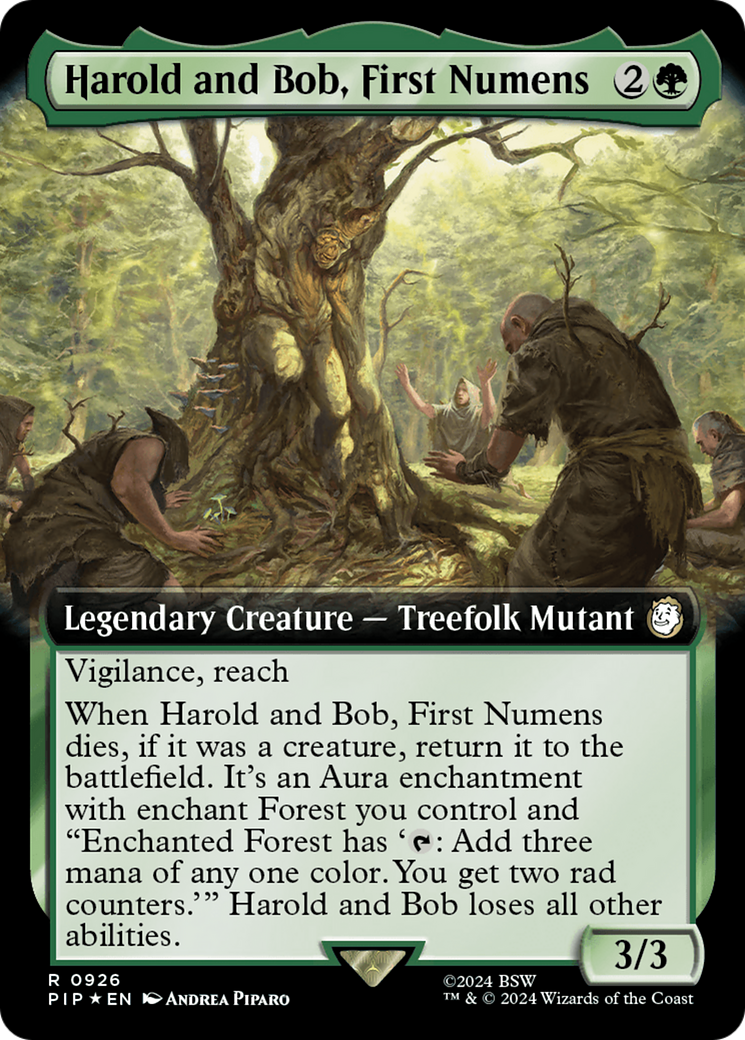 Image of Harold and Bob, First Numens (Extended Art) (Surge Foil) [Fallout]
