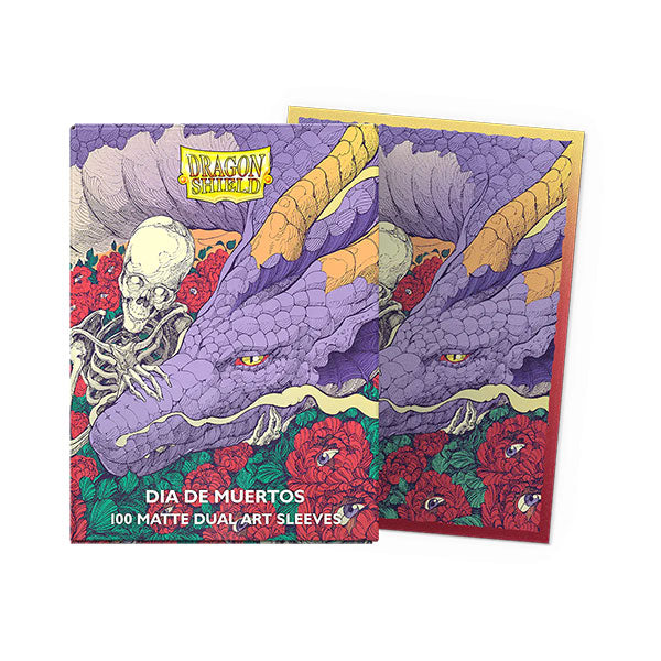 Image of Dia De Muertos Brushed Art Dragon Shield (STANDARD)