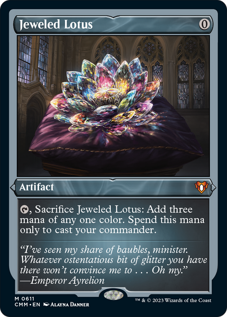 Image of Jeweled Lotus (Foil Etched) [Commander Masters]