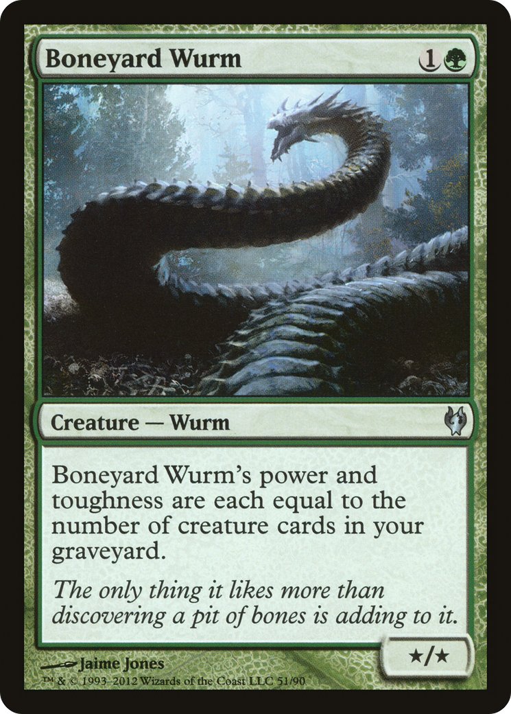 Image of Boneyard Wurm [Duel Decks: Izzet vs. Golgari]