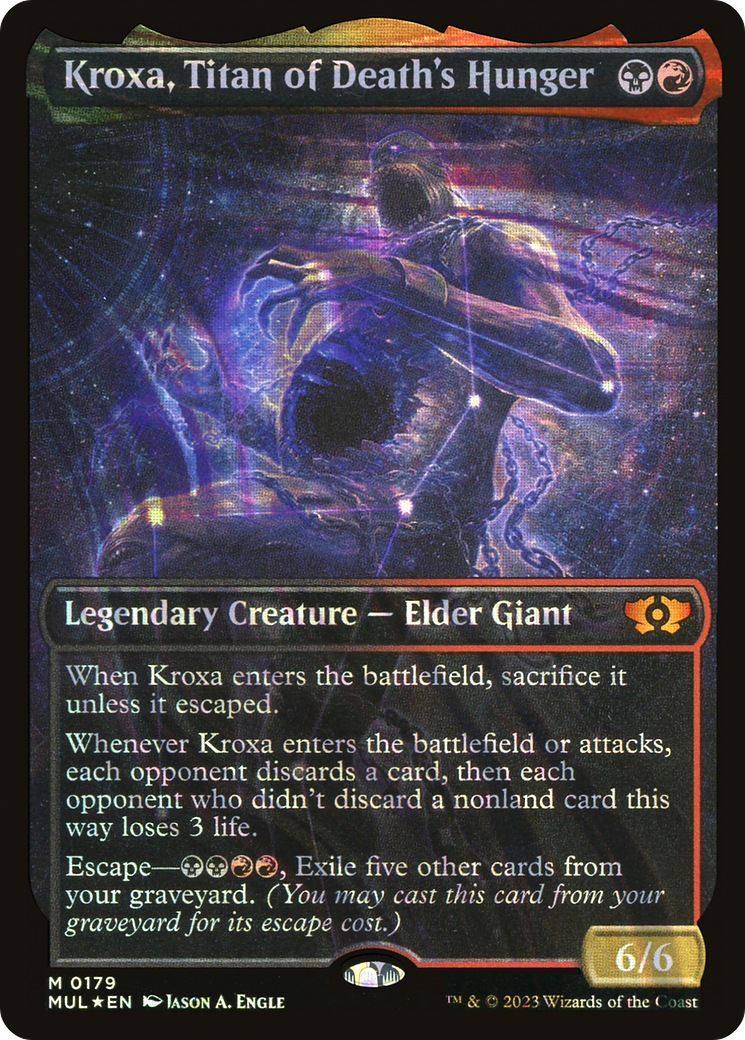 Image of Kroxa, Titan of Death's Hunger (Halo Foil) [Multiverse Legends]