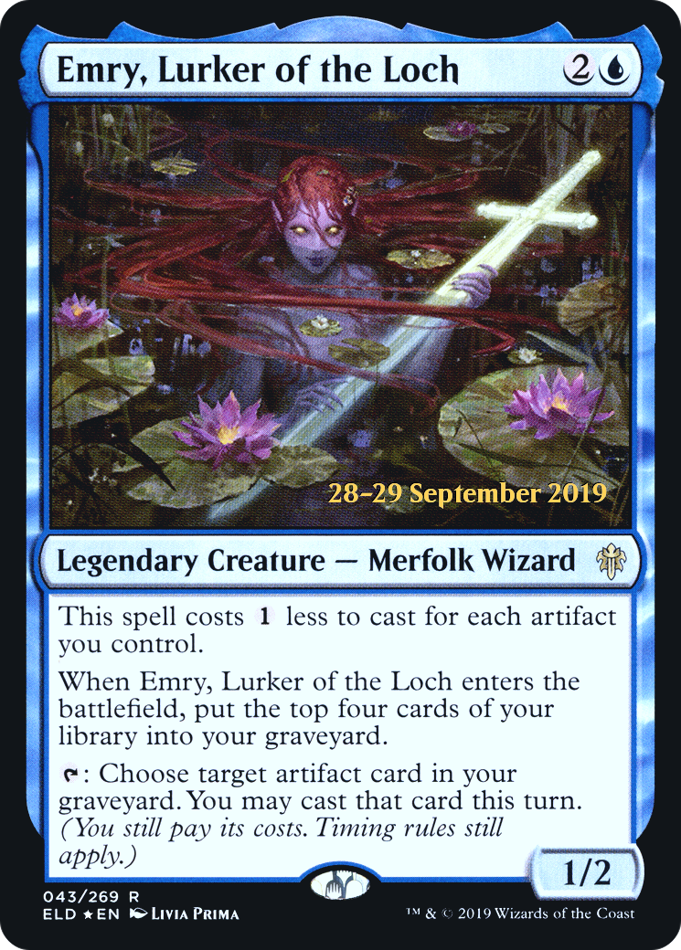 Image of Emry, Lurker of the Loch [Throne of Eldraine Prerelease Promos]