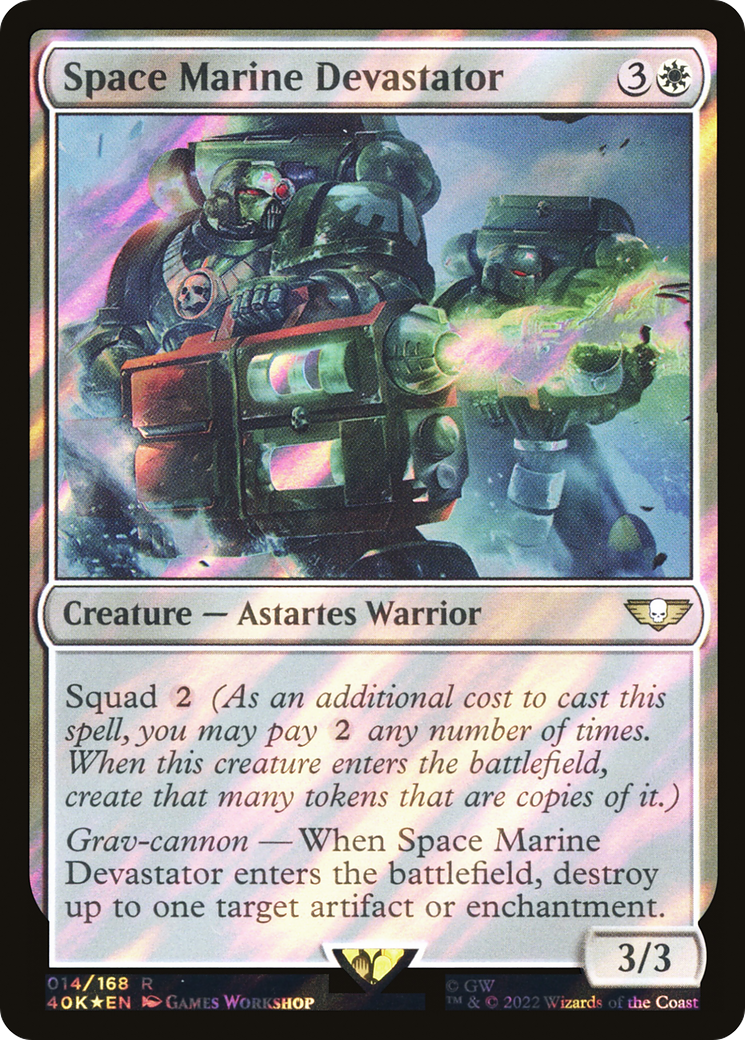 Image of Space Marine Devastator (Surge Foil) [Warhammer 40,000]