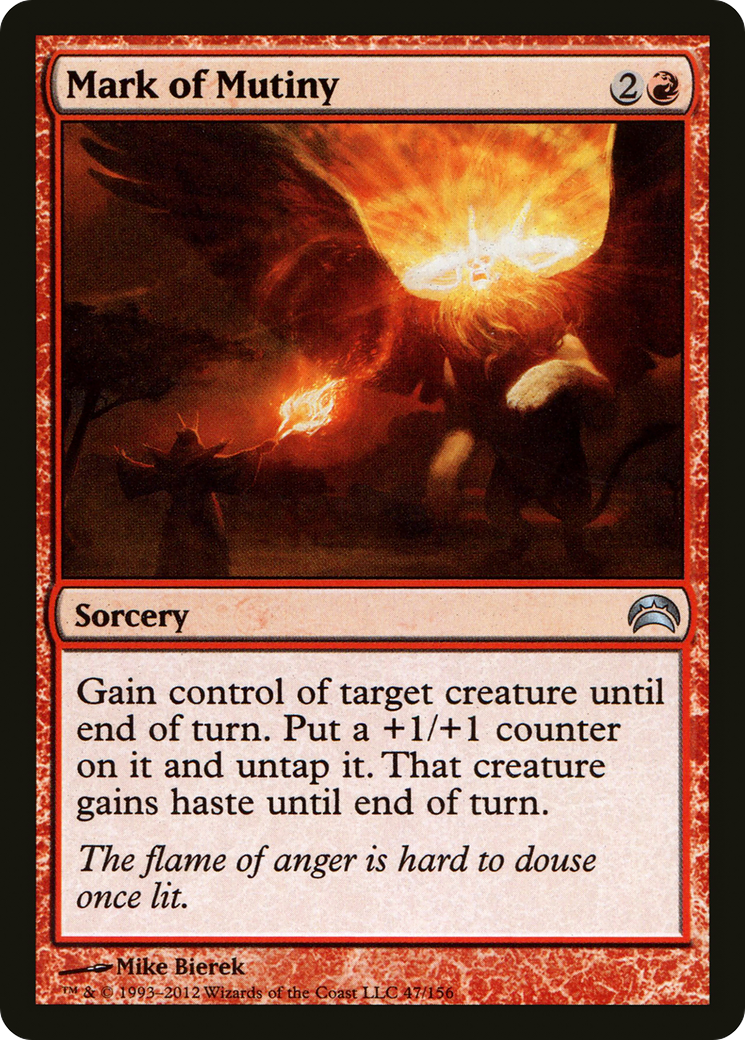 Image of Mark of Mutiny (PC2-047) - Planechase 2012 Foil