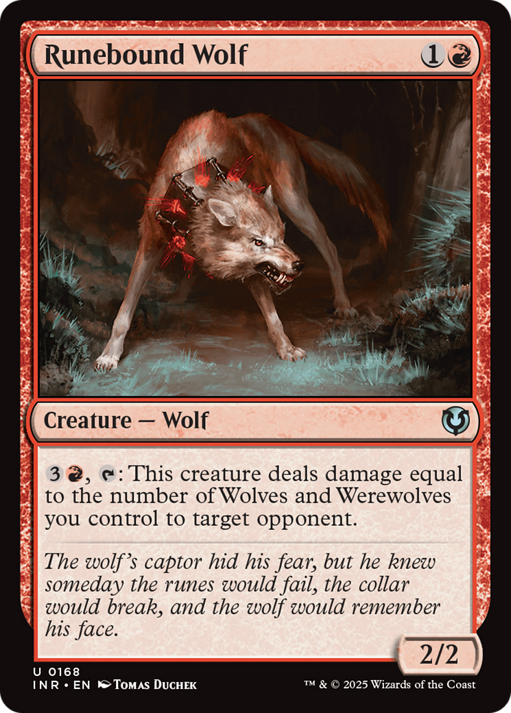 Image of Runebound Wolf [Innistrad Remastered]