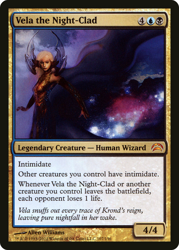 Image of Vela the Night-Clad (PC2-107) - Planechase 2012 Foil