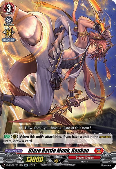 Image of Blaze Battle Monk, Koukan (D-SS02/011EN) [Festival Collection 2022]