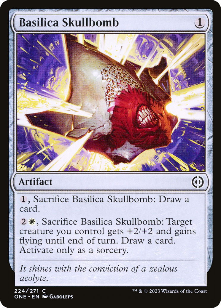 Image of Basilica Skullbomb [Phyrexia: All Will Be One]