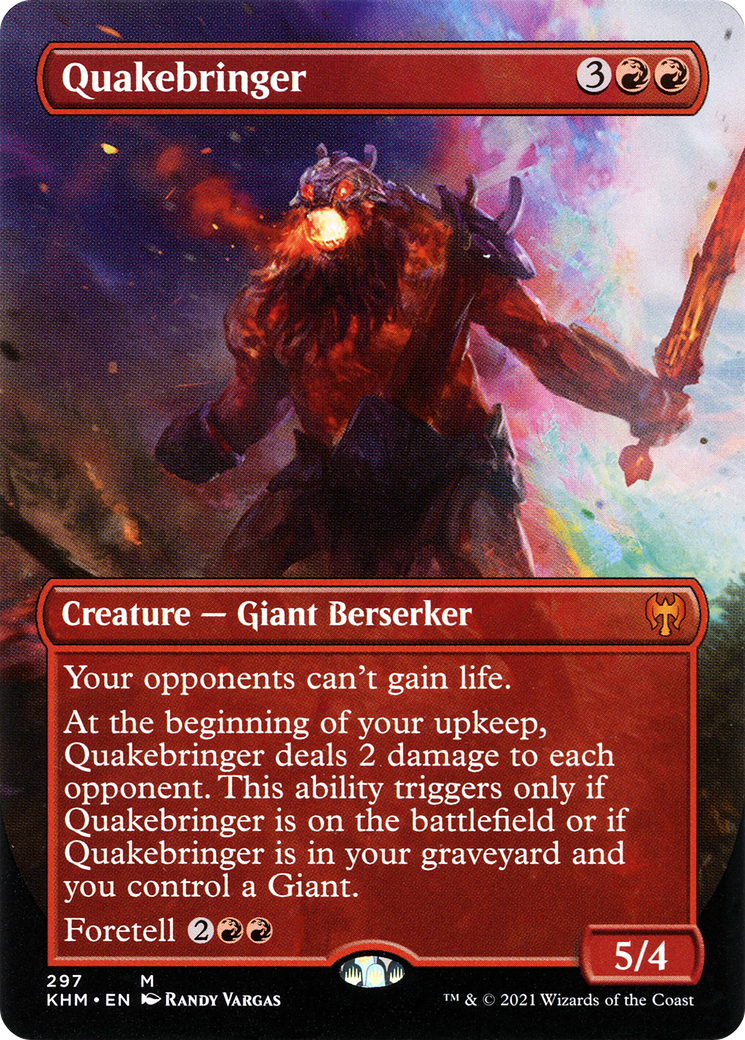 Image of Quakebringer (Borderless Alternate Art) [Kaldheim]