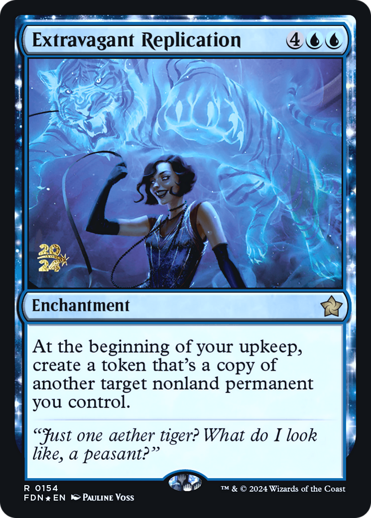 Image of Extravagant Replication [Foundations Prerelease Promos]
