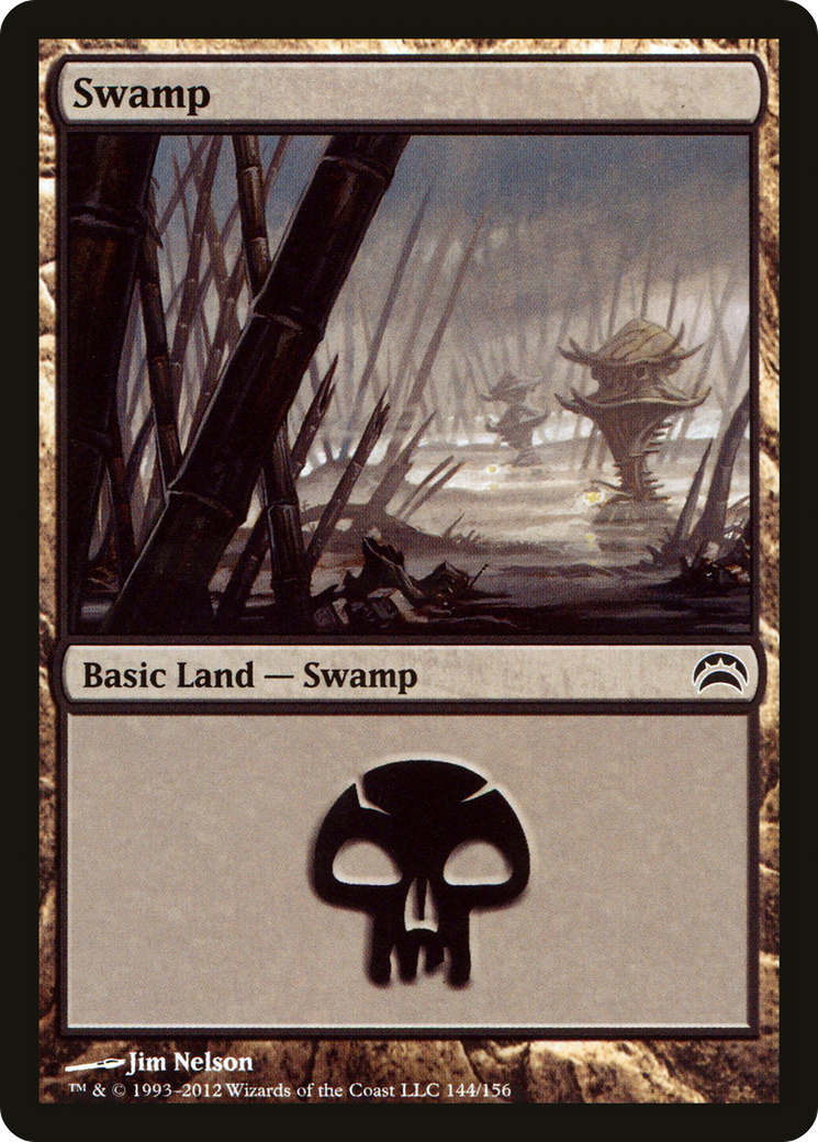 Image of Swamp (144) (PC2-144) - Planechase 2012 Foil