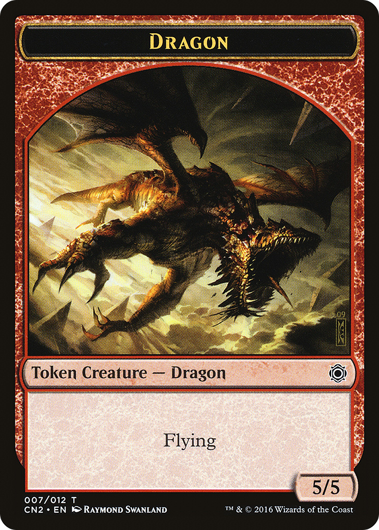 Image of Dragon Token [Conspiracy: Take the Crown Tokens]