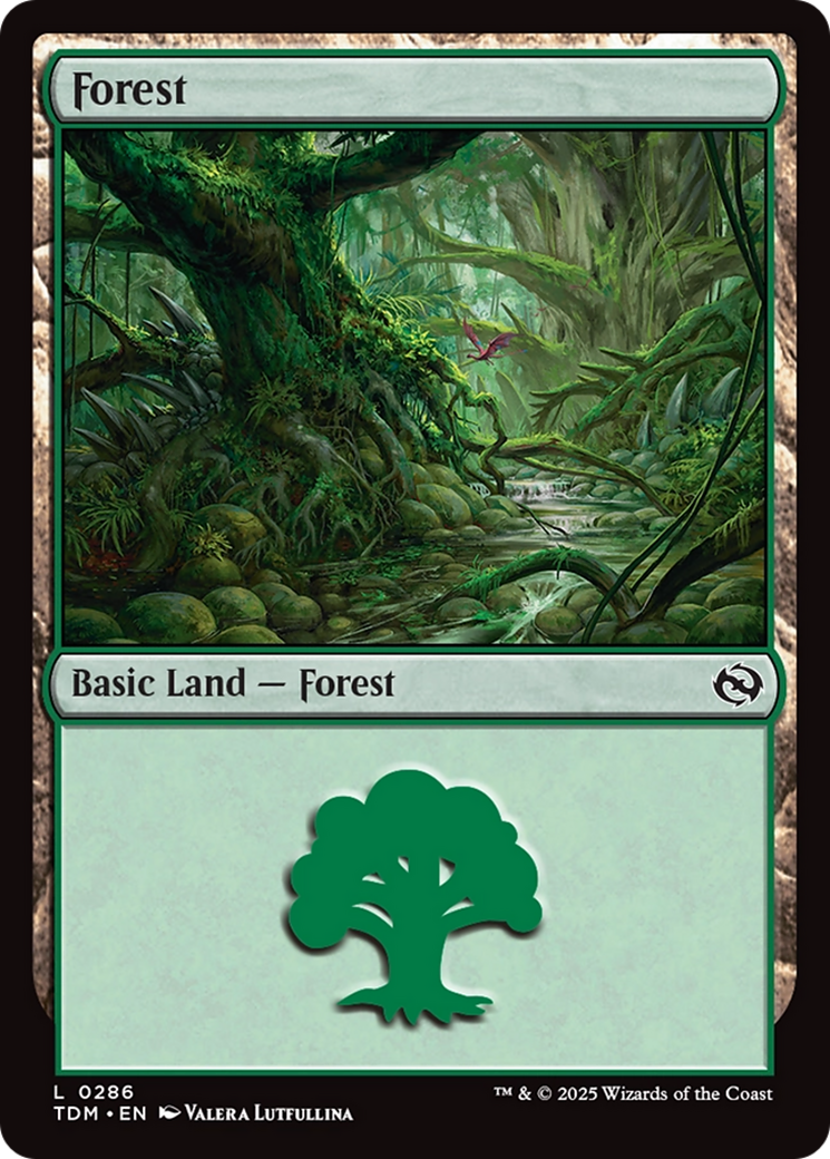 Image of Forest (0286) [Tarkir: Dragonstorm]