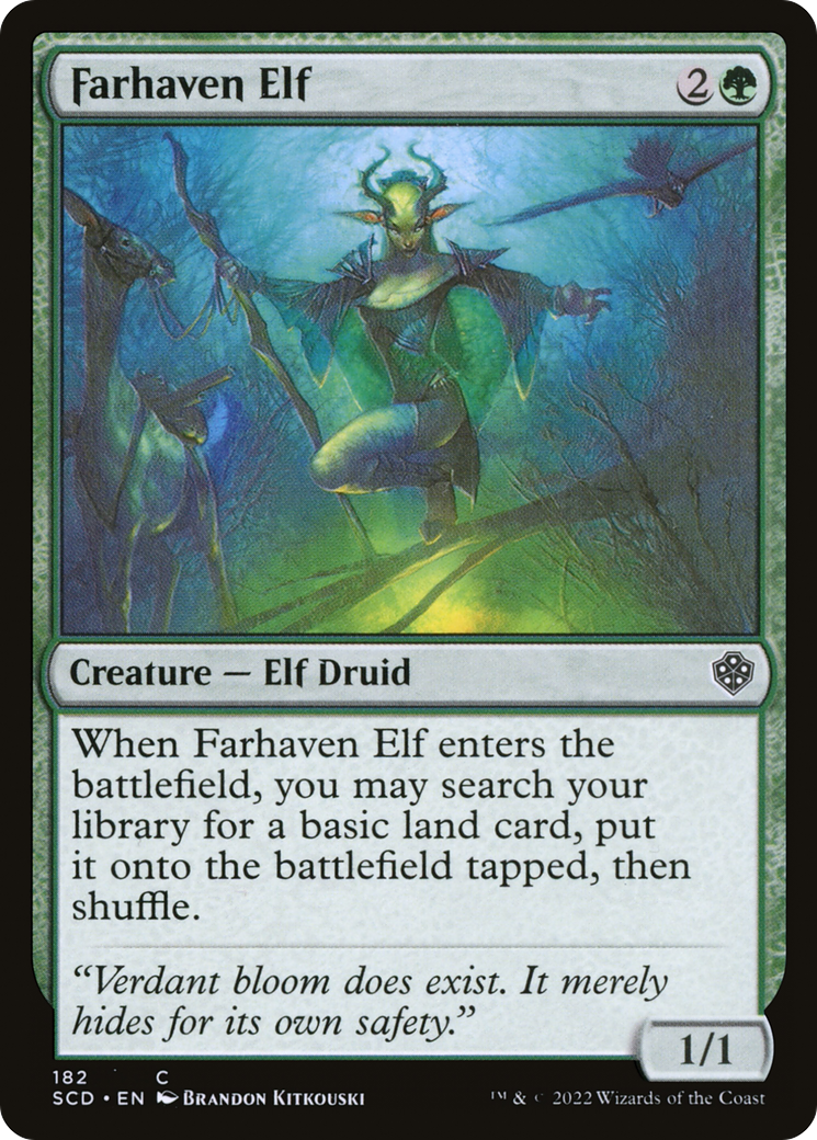 Image of Farhaven Elf [Starter Commander Decks]