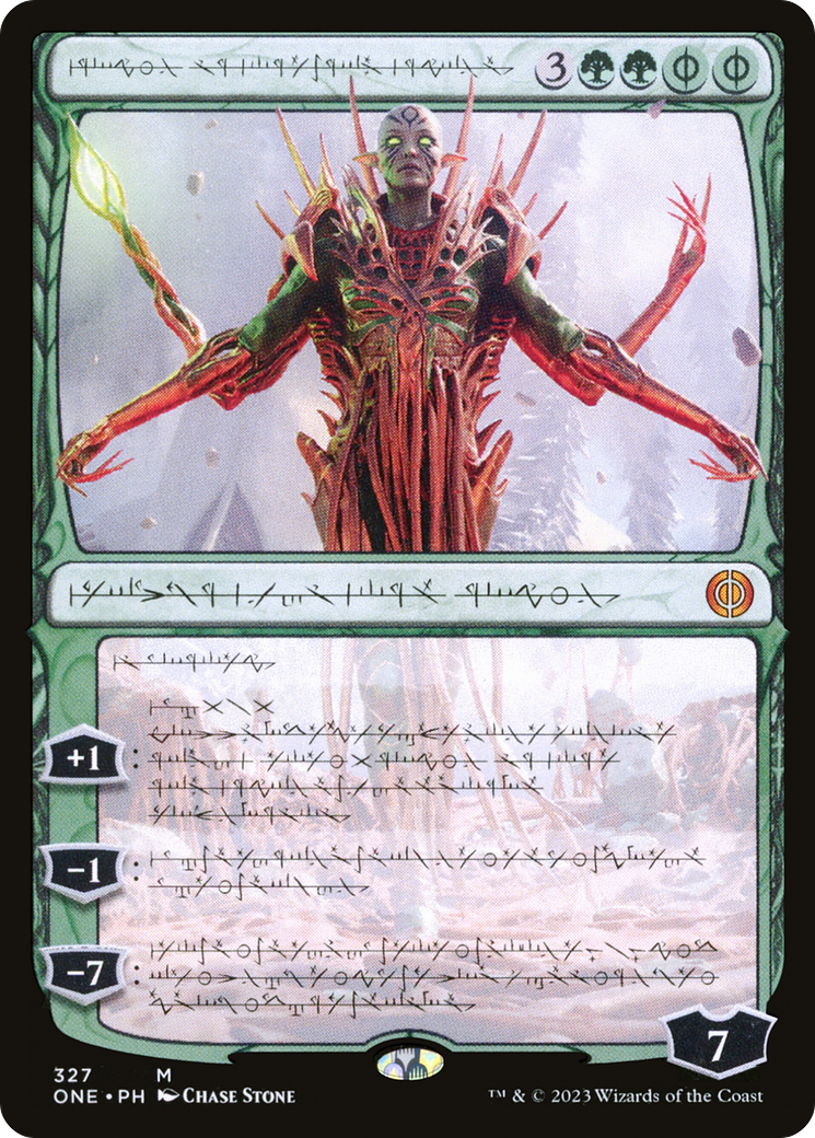Image of Nissa, Ascended Animist (Phyrexian) [Phyrexia: All Will Be One]