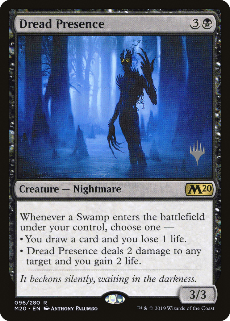 Image of Dread Presence (Promo Pack) [Core Set 2020 Promos]