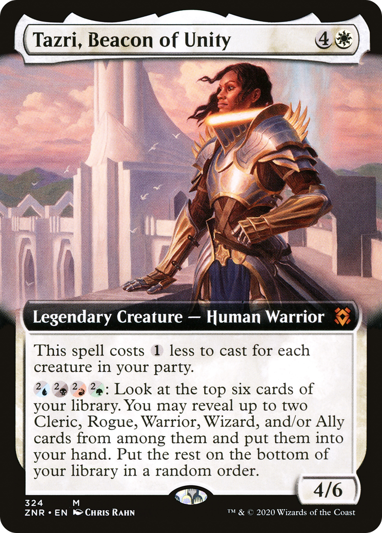 Image of Tazri, Beacon of Unity (Extended Art) [Zendikar Rising]