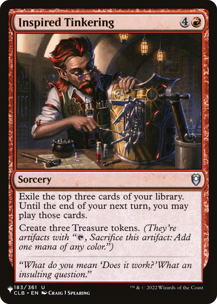 Image of Inspired Tinkering [The List]
