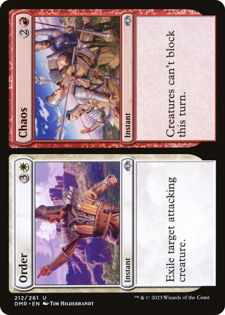 Image of Order // Chaos [Dominaria Remastered]