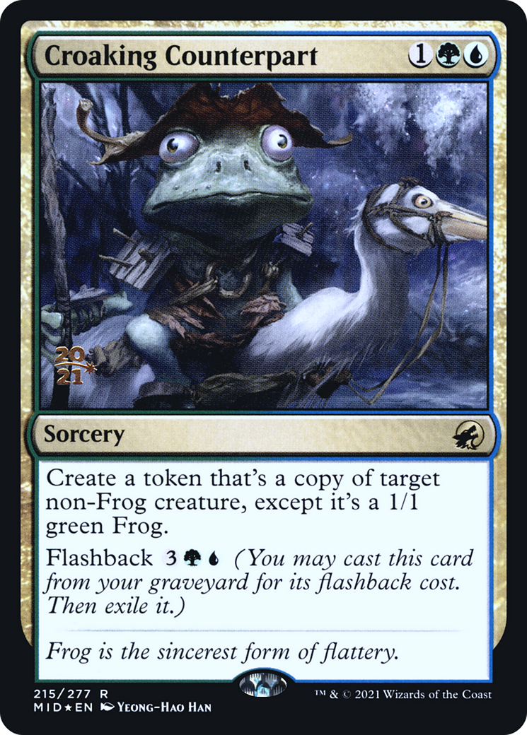 Image of Croaking Counterpart [Innistrad: Midnight Hunt Prerelease Promos]
