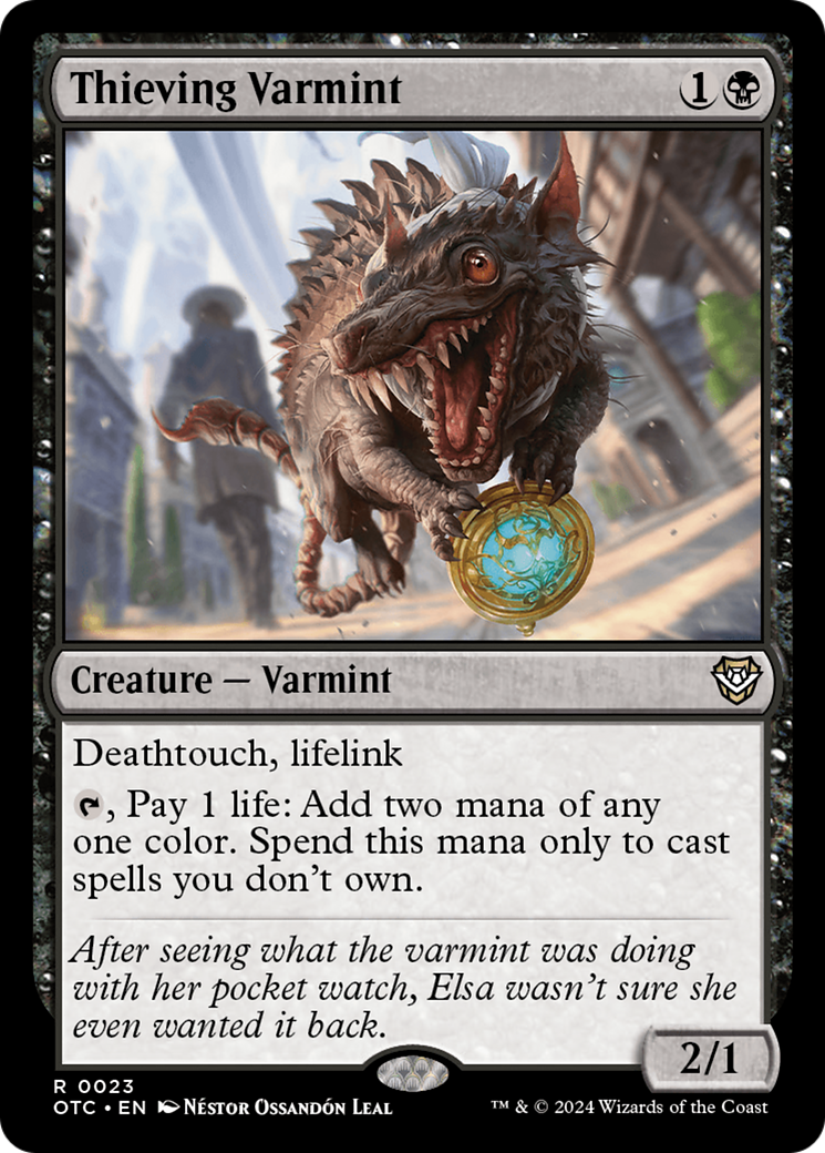 Image of Thieving Varmint [Outlaws of Thunder Junction Commander]