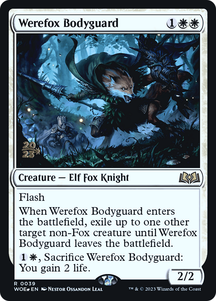 Image of Werefox Bodyguard [Wilds of Eldraine Prerelease Promos]