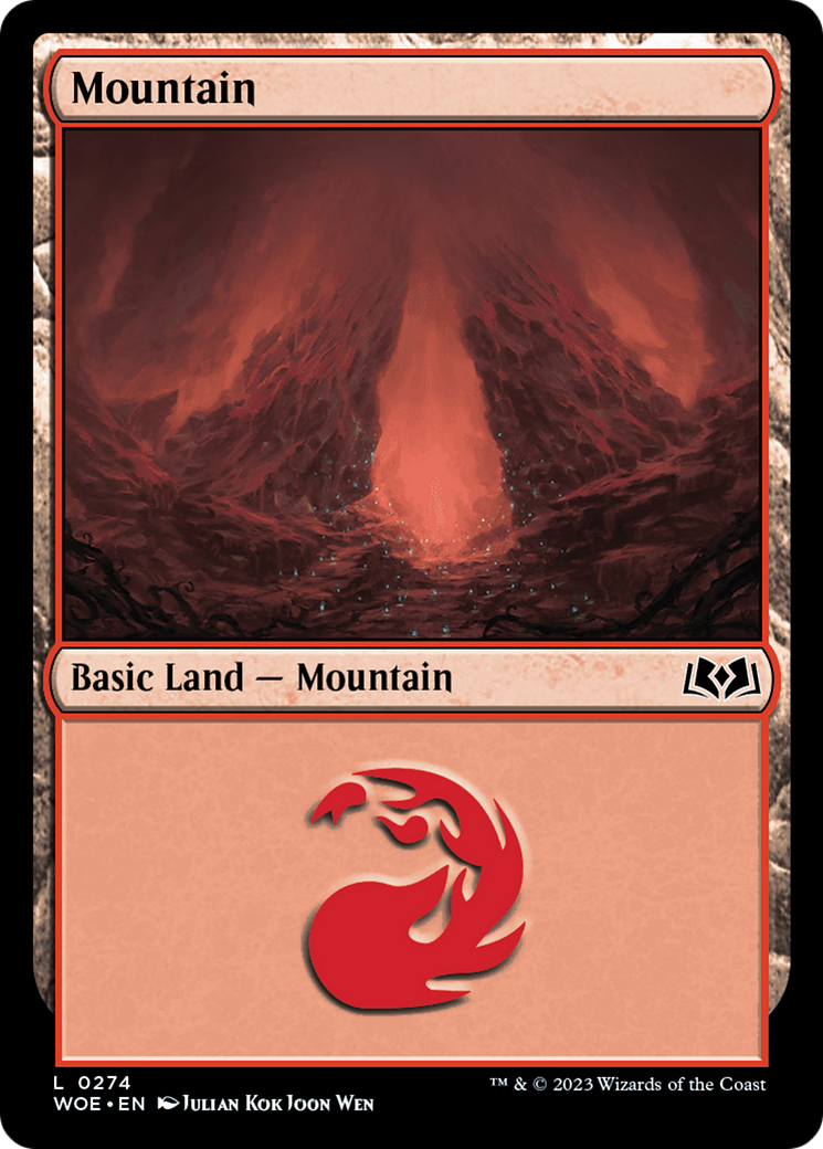 Image of Mountain (0274) [Wilds of Eldraine]