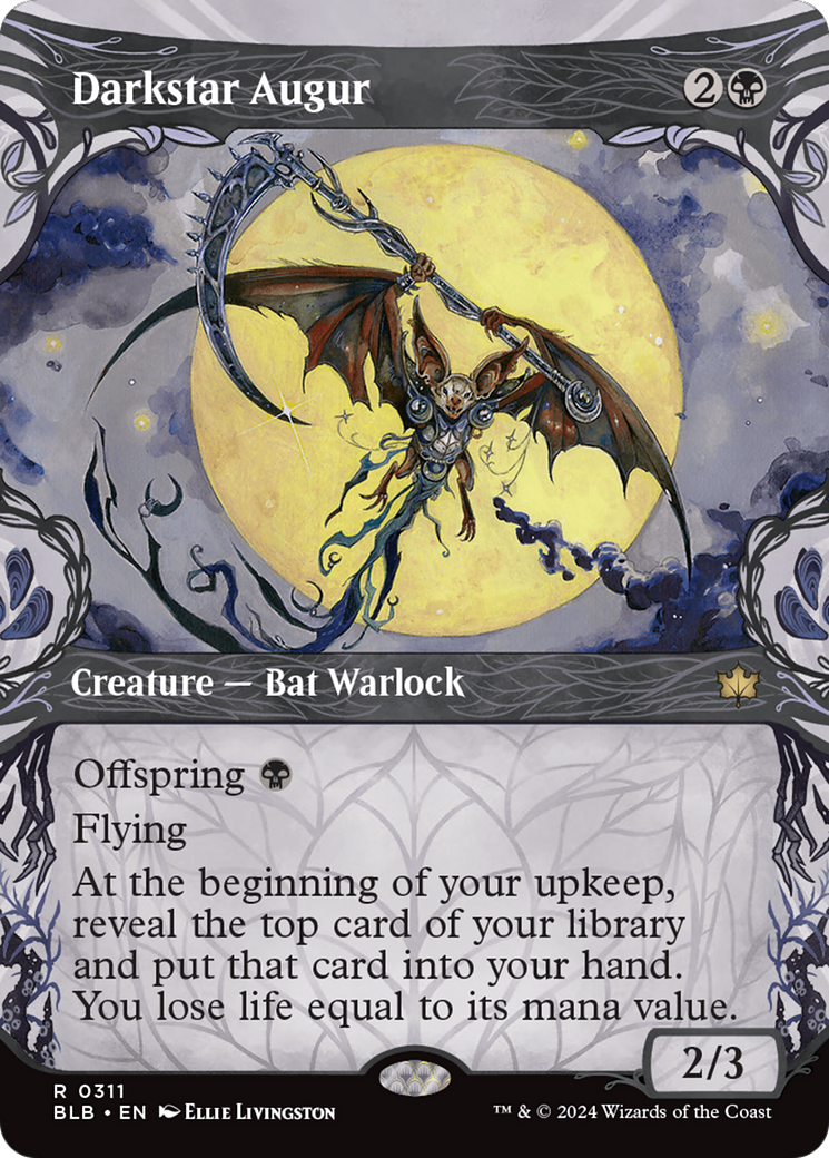 Image of Darkstar Augur (Showcase) [Bloomburrow]