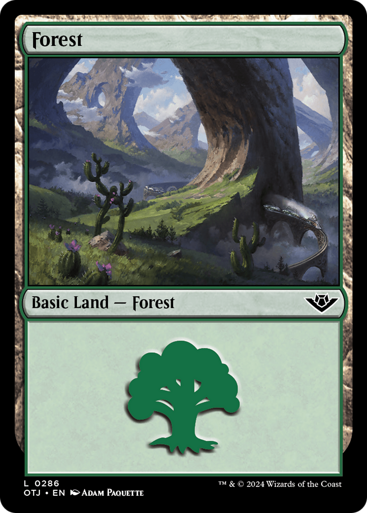 Image of Forest (0286) [Outlaws of Thunder Junction]