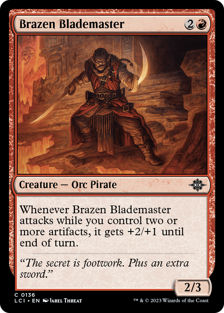 Image of Brazen Blademaster [The Lost Caverns of Ixalan]