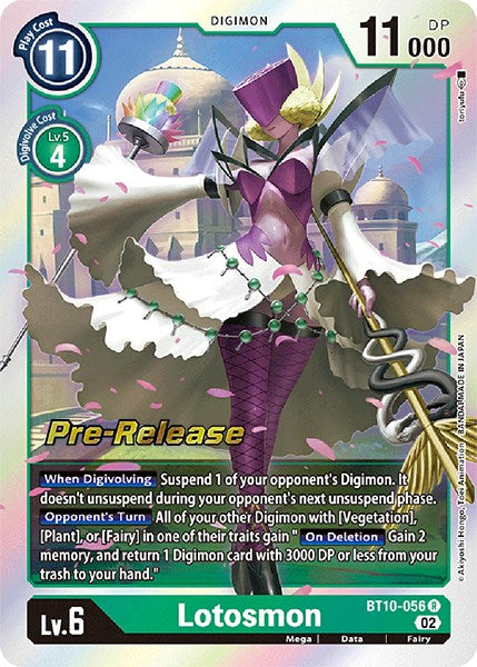 Image of Lotosmon [BT10-056] [Xros Encounter Pre-Release Cards]