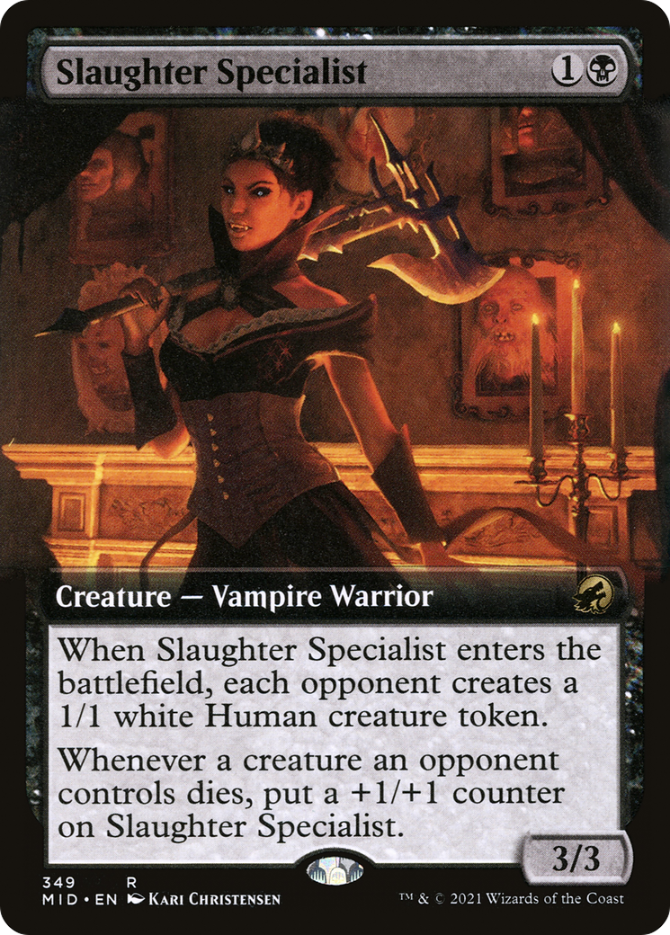 Image of Slaughter Specialist (Extended Art) [Innistrad: Midnight Hunt]