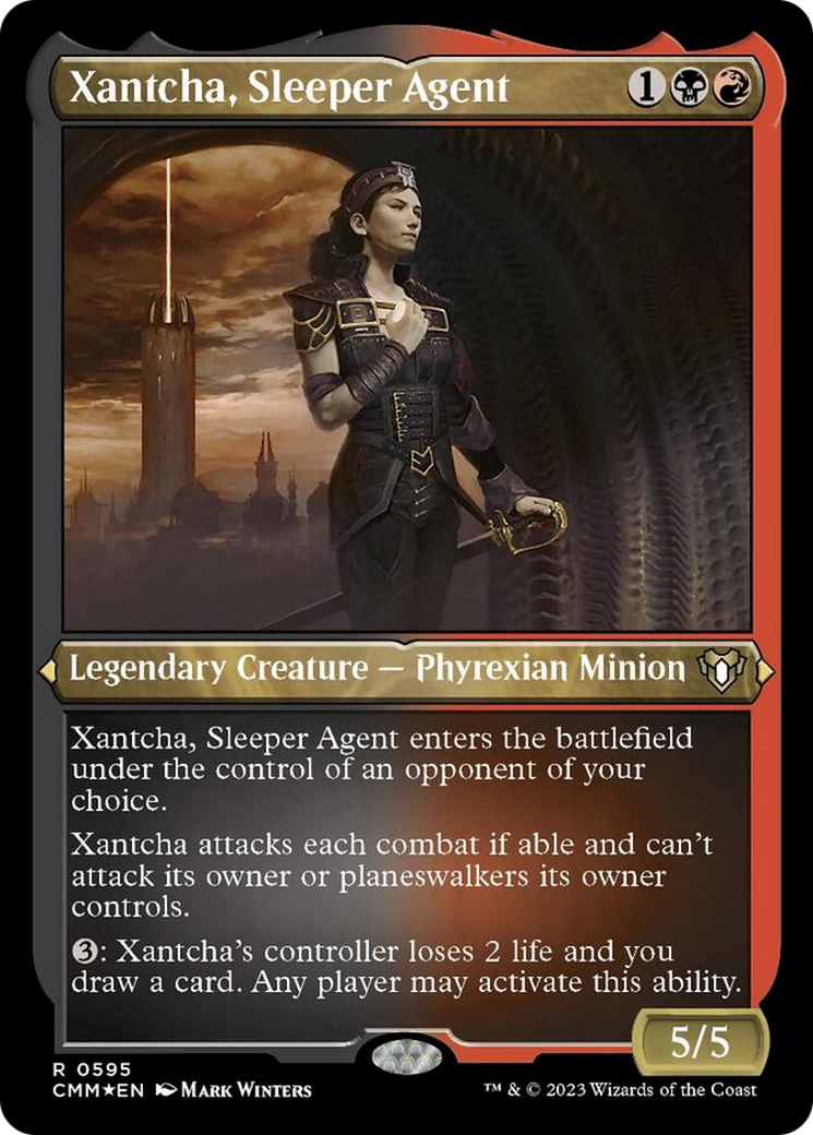 Image of Xantcha, Sleeper Agent (Foil Etched) [Commander Masters]