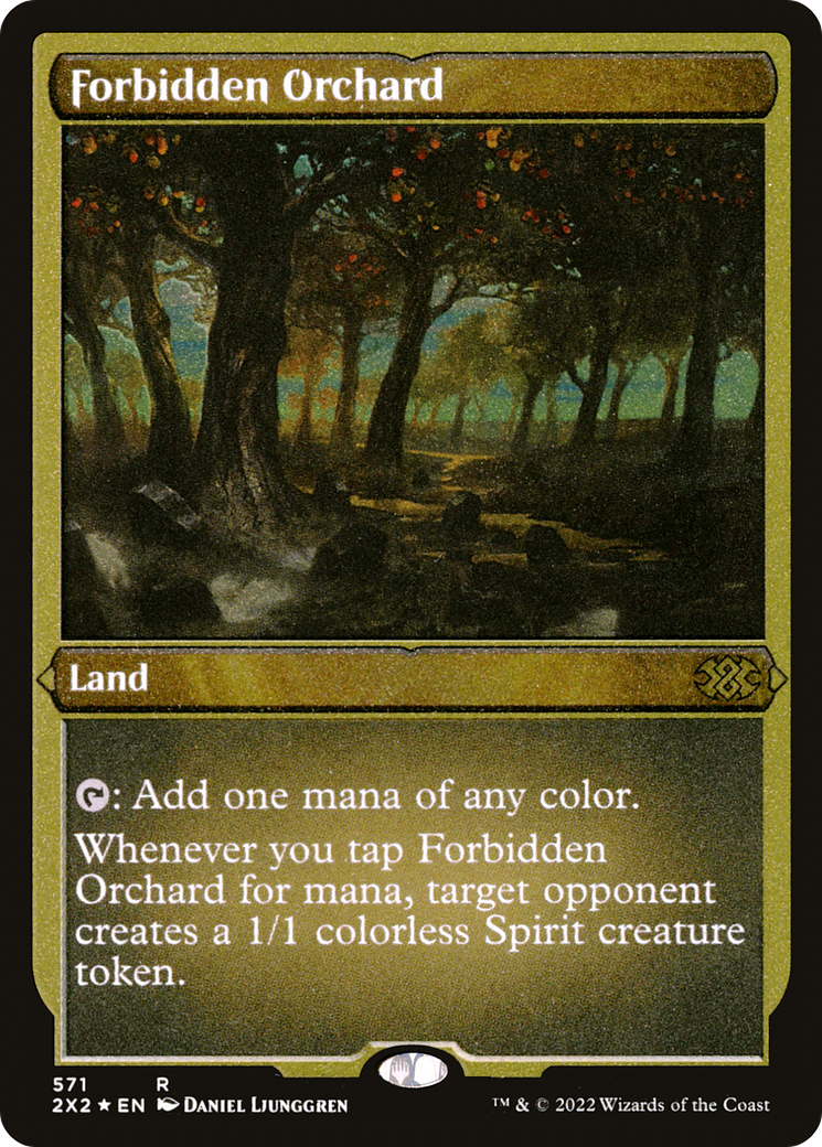 Image of Forbidden Orchard (Foil Etched) [Double Masters 2022]