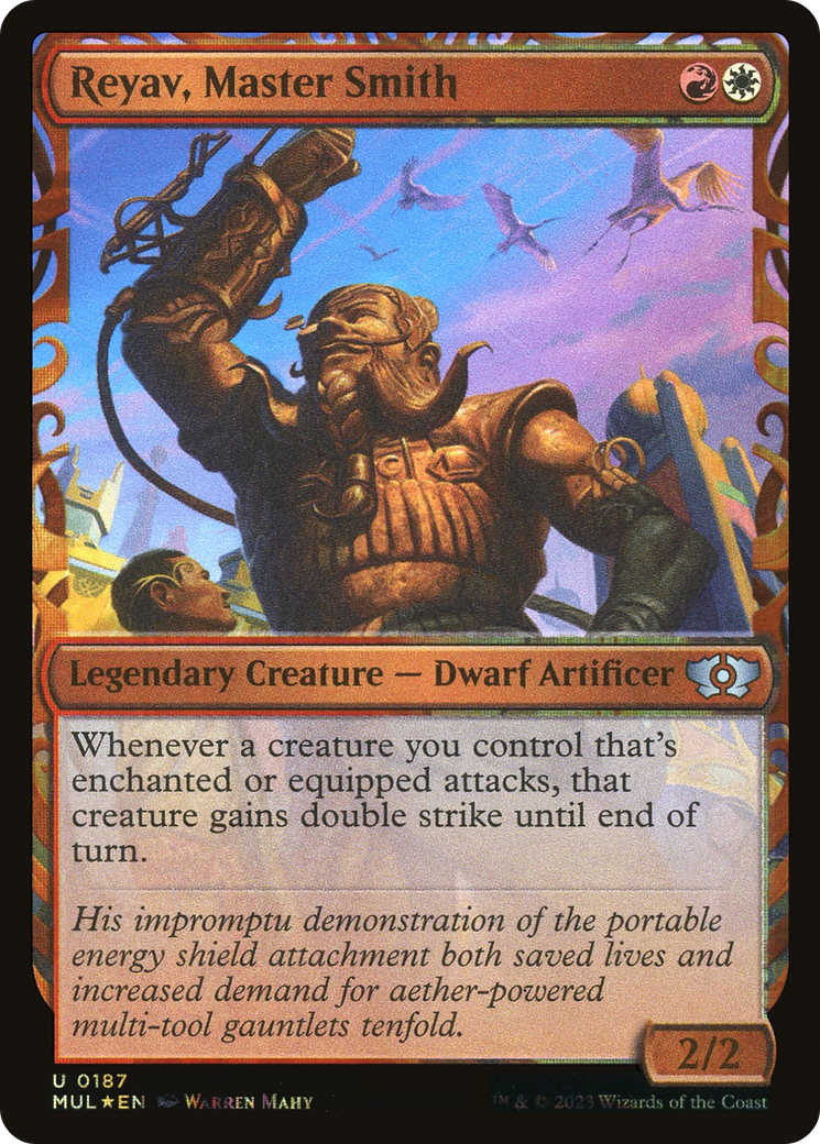 Image of Reyav, Master Smith (Halo Foil) [Multiverse Legends]