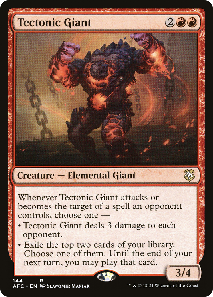 Image of Tectonic Giant [Dungeons & Dragons: Adventures in the Forgotten Realms Commander]