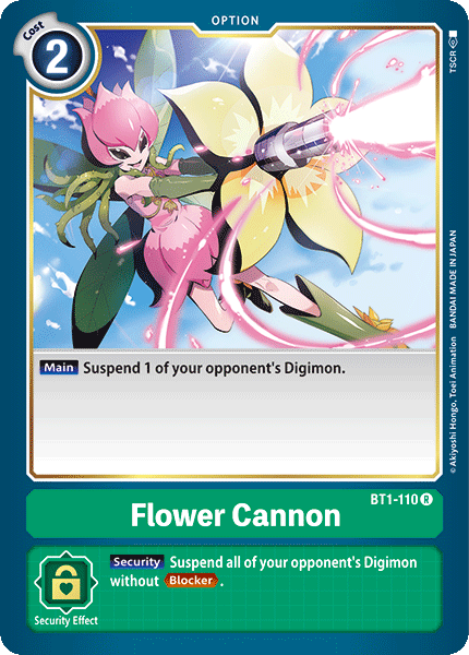 Image of Flower Cannon [BT1-110] [Release Special Booster Ver.1.0]