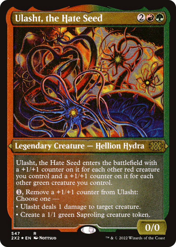 Image of Ulasht, the Hate Seed (Foil Etched) [Double Masters 2022]