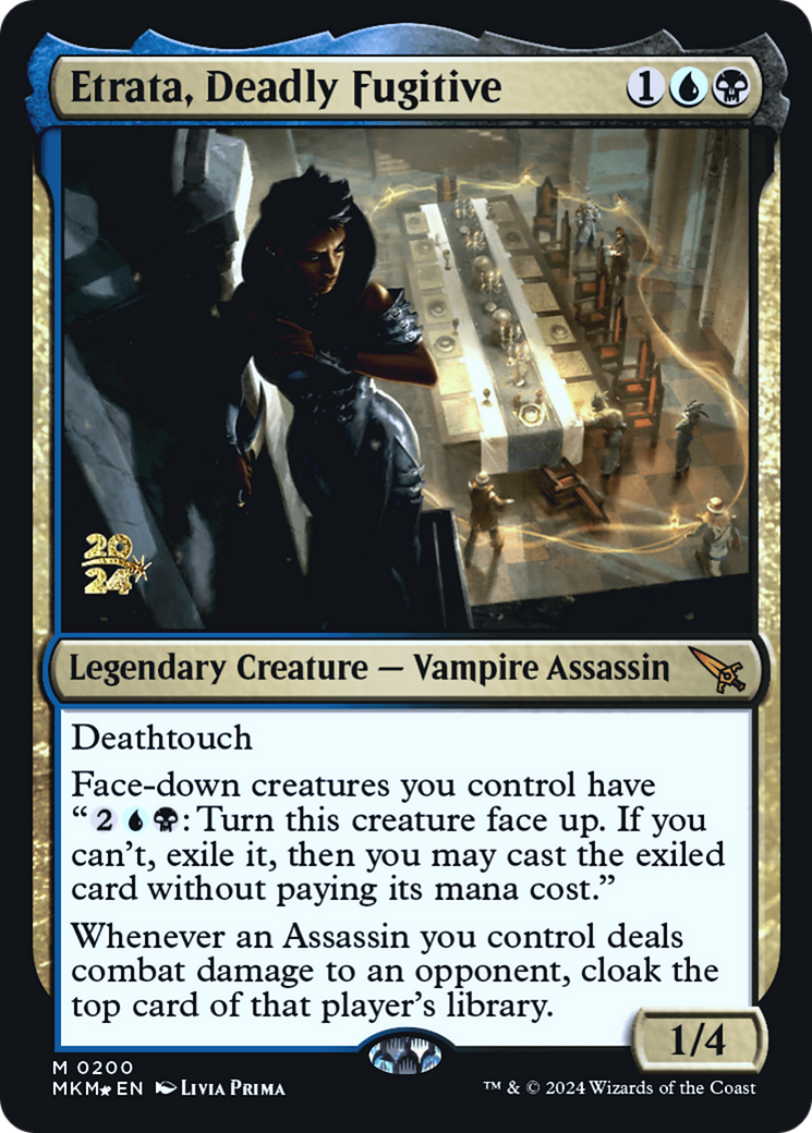 Image of Etrata, Deadly Fugitive [Murders at Karlov Manor Prerelease Promos]