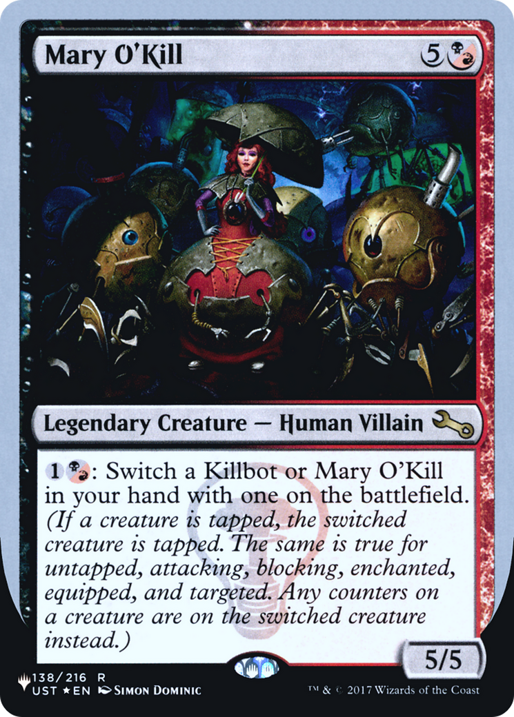 Image of Mary O'Kill (Unfinity Foil Edition) [The List]