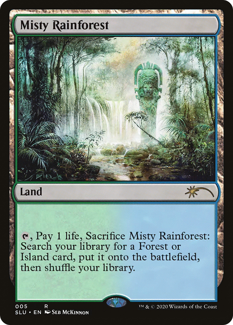 Image of Misty Rainforest [Secret Lair: Ultimate Edition]