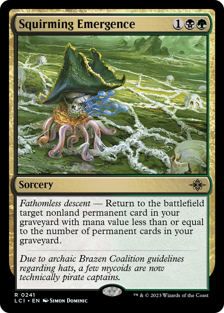 Image of Squirming Emergence [The Lost Caverns of Ixalan]