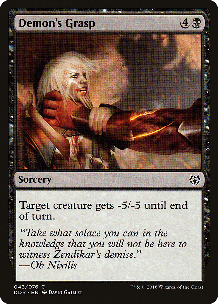 Image of Demon's Grasp [Duel Decks: Nissa vs. Ob Nixilis]